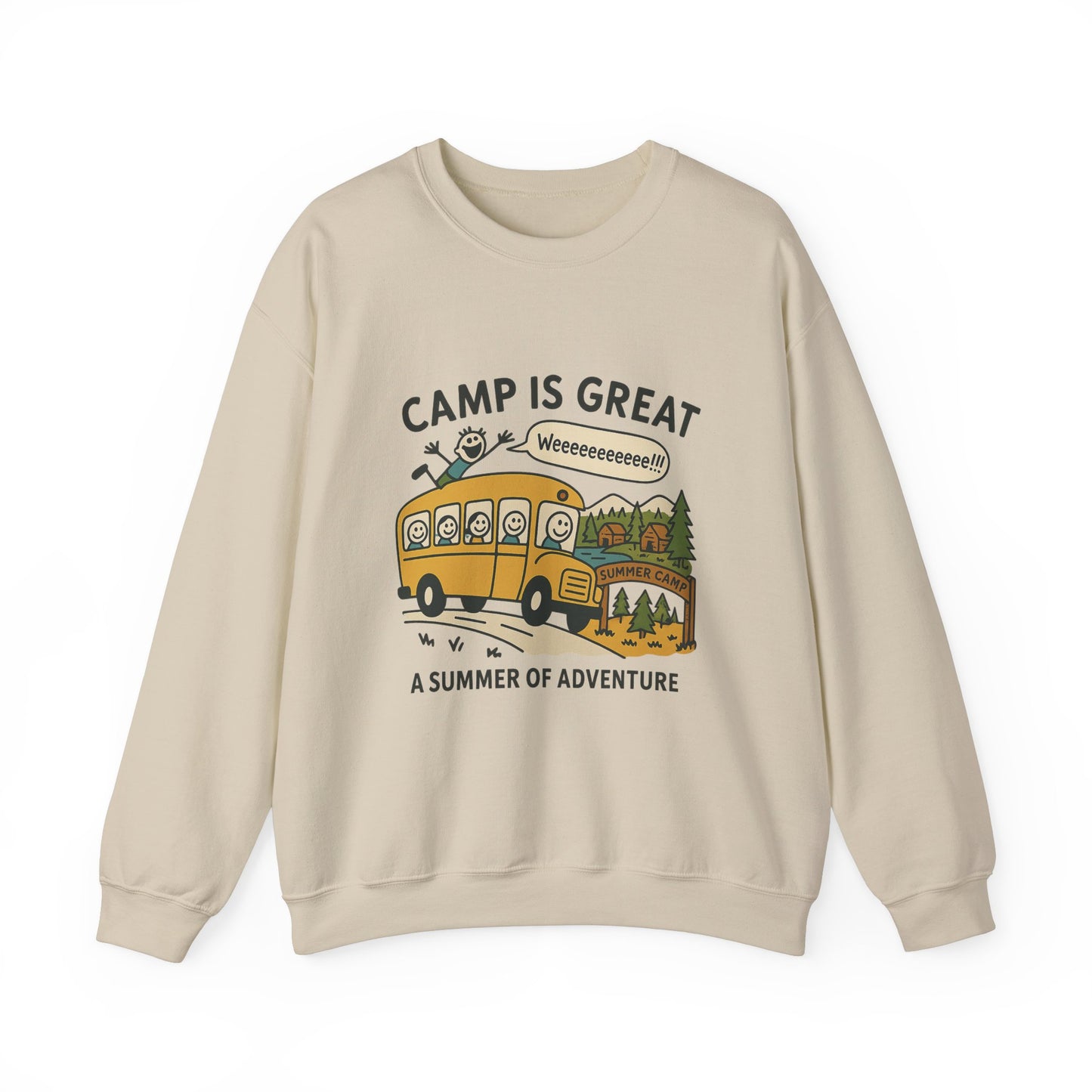 Unisex Heavy Blend™ Crewneck Sweatshirt Bus