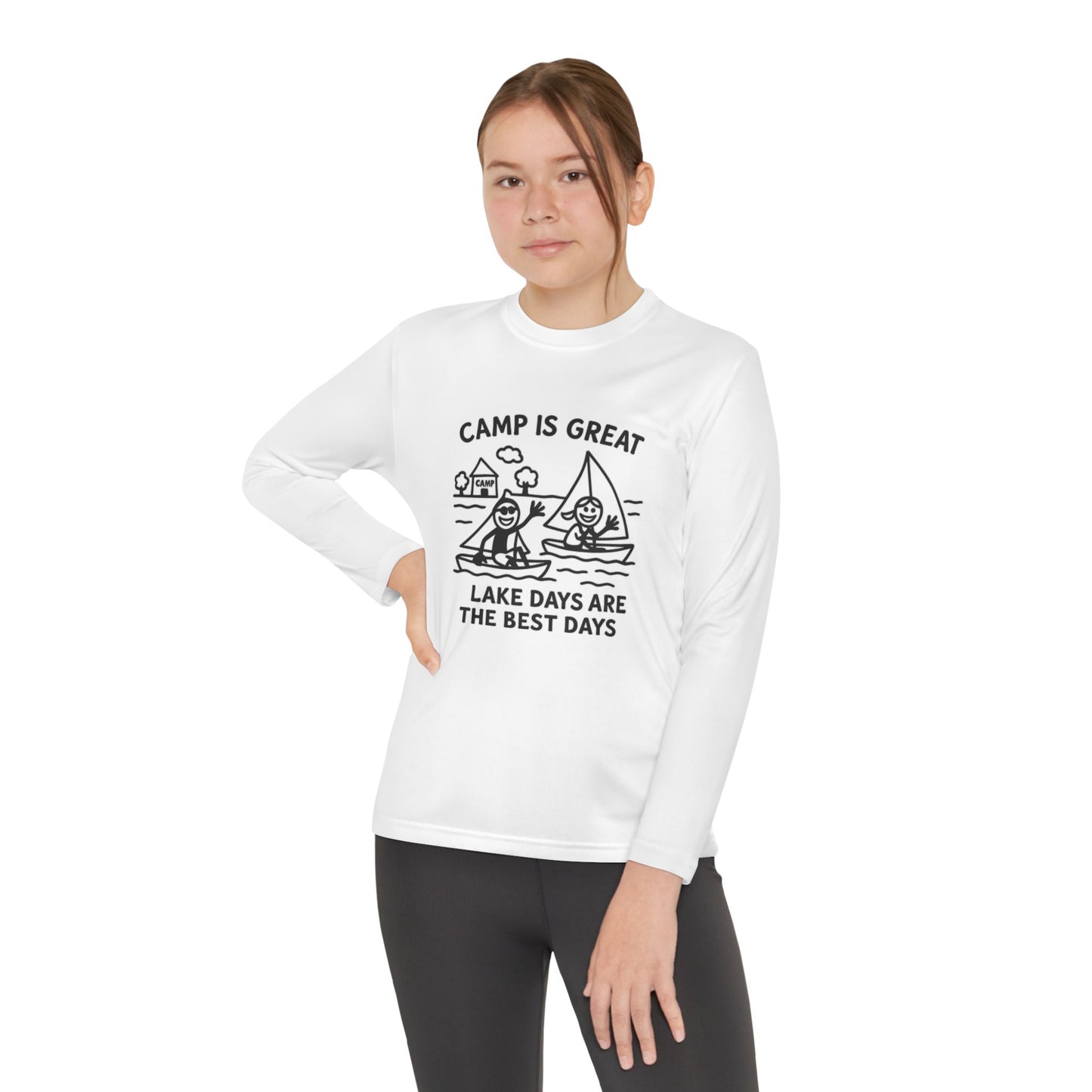 Youth Long Sleeve Competitor Tee Lake Days
