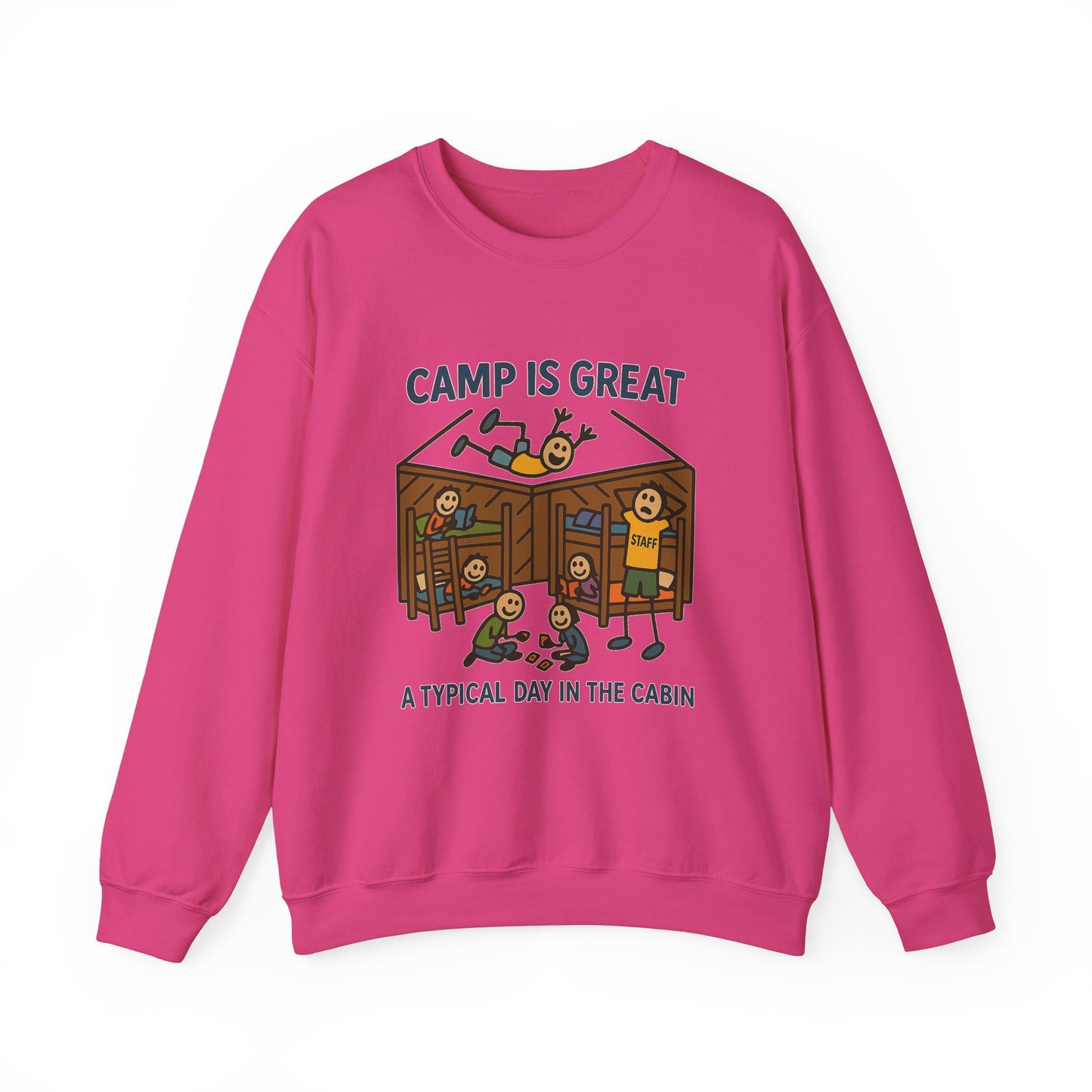 Unisex Heavy Blend™ Crewneck Sweatshirt Typical Day in the Cabin
