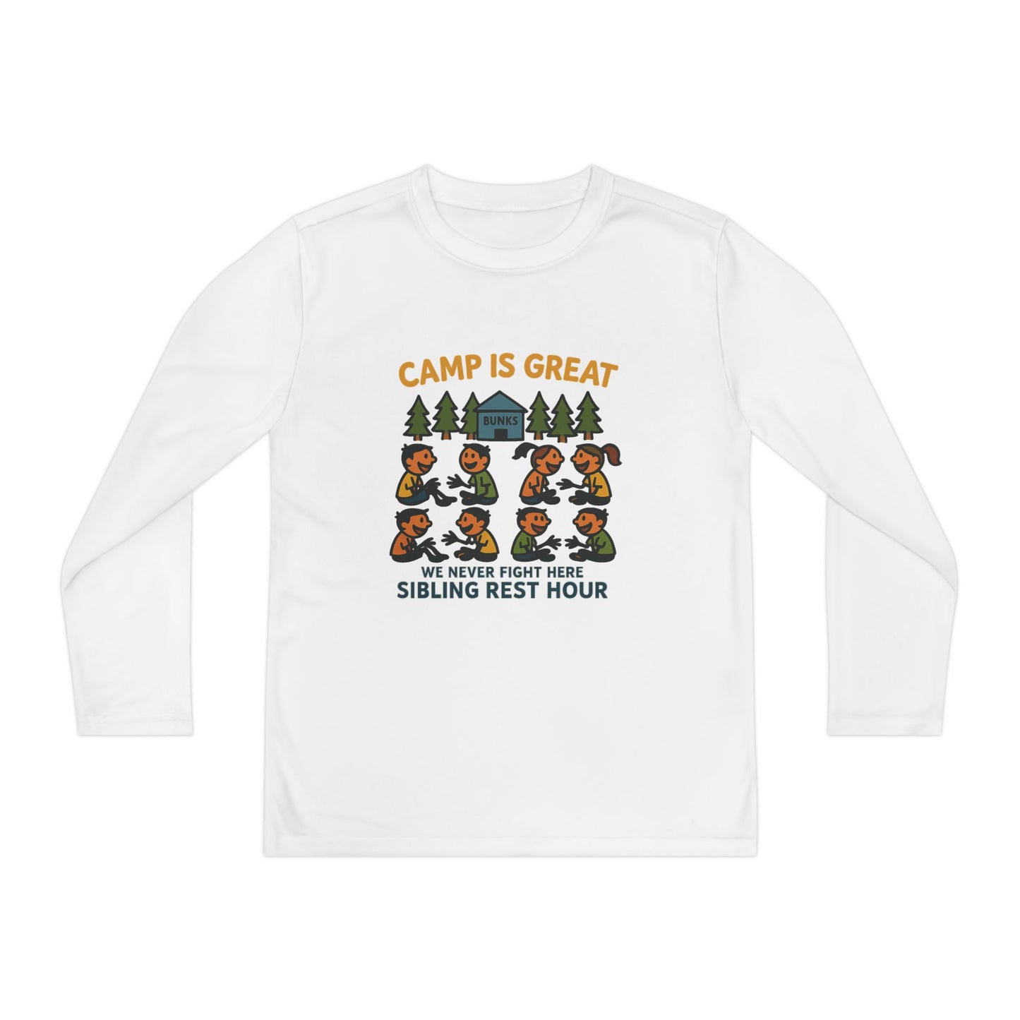 Youth Long Sleeve Competitor Tee Sibling Rest Hour