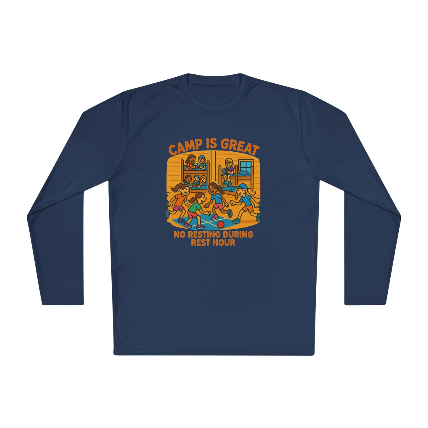 Unisex Lightweight Long Sleeve Tee Rest Hour