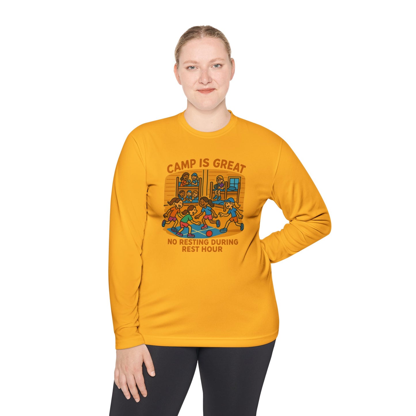 Unisex Lightweight Long Sleeve Tee Rest Hour
