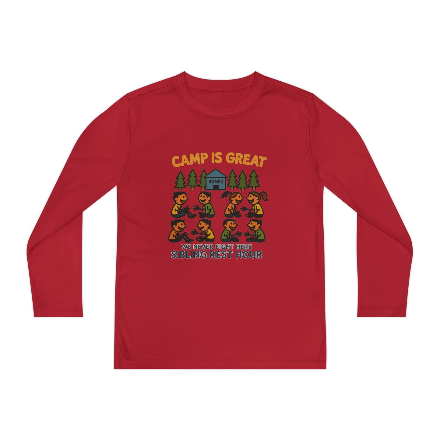 Youth Long Sleeve Competitor Tee Sibling Rest Hour