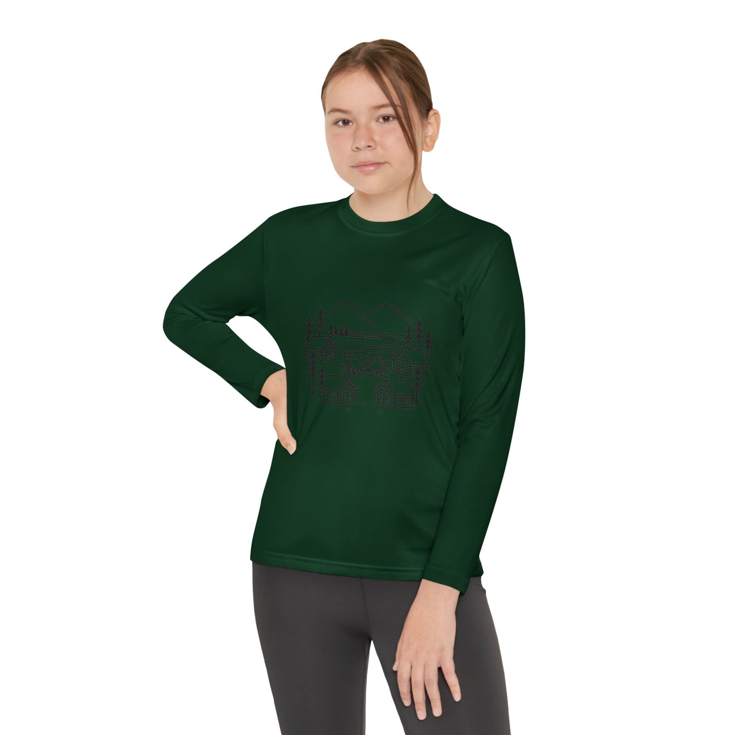 Youth Long Sleeve Competitor Tee Landscape
