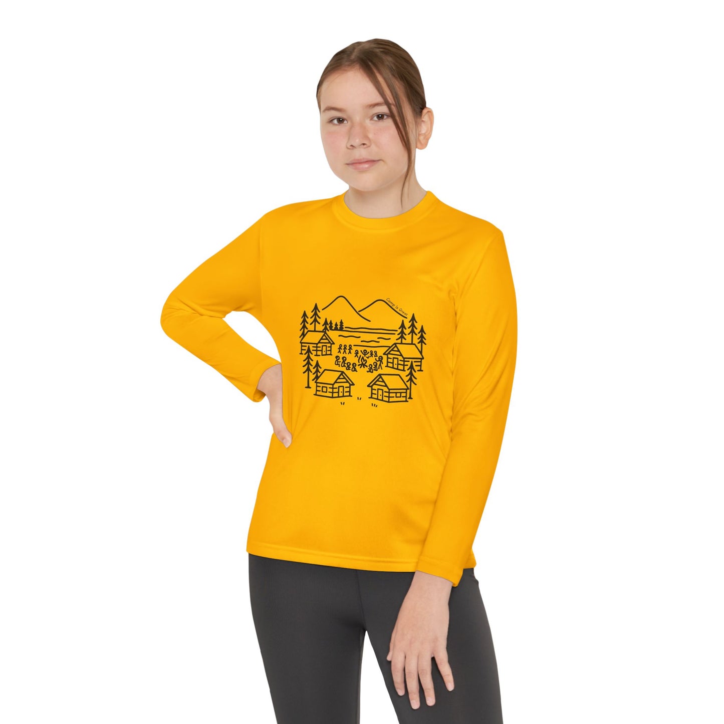 Youth Long Sleeve Competitor Tee Landscape