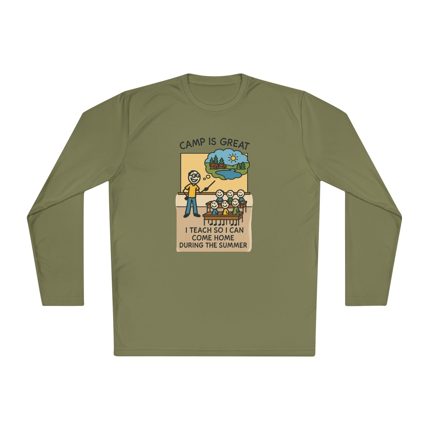 Unisex Lightweight Long Sleeve Tee Teacher