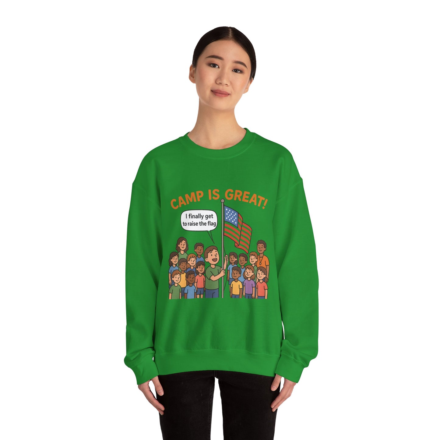 Unisex Heavy Blend™ Crewneck Sweatshirt Flag