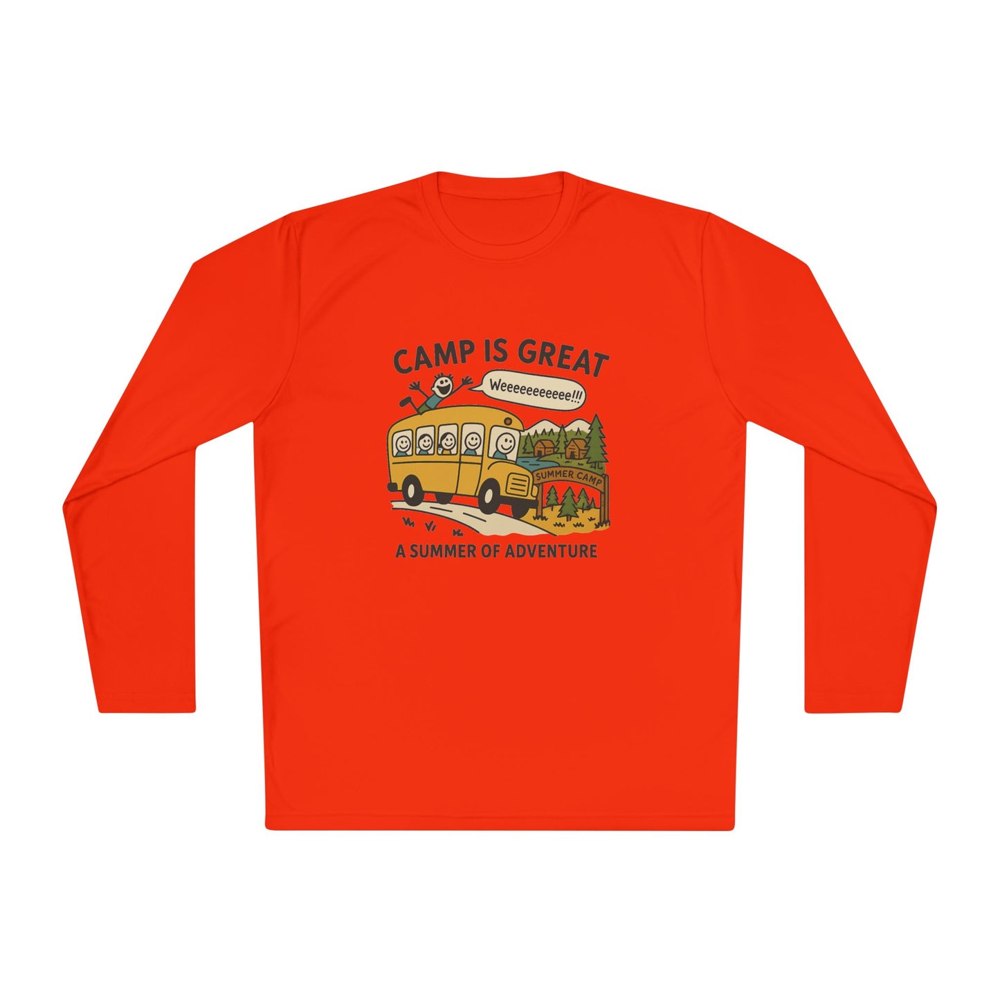 Unisex Lightweight Long Sleeve Tee Bus