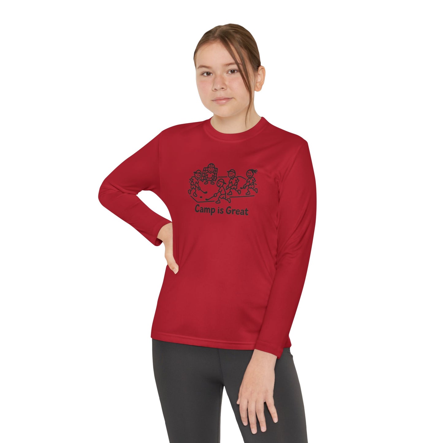 Youth Long Sleeve Competitor Tee Hockey