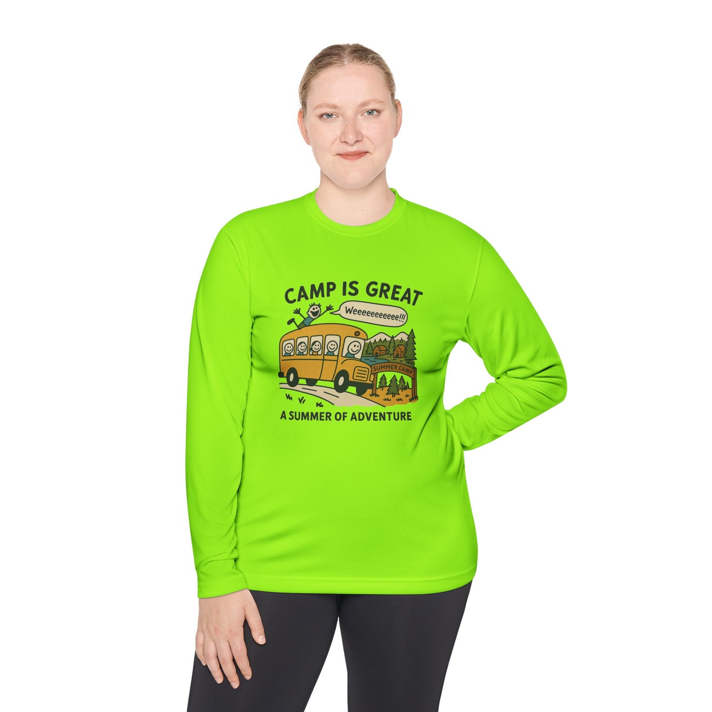 Unisex Lightweight Long Sleeve Tee Bus