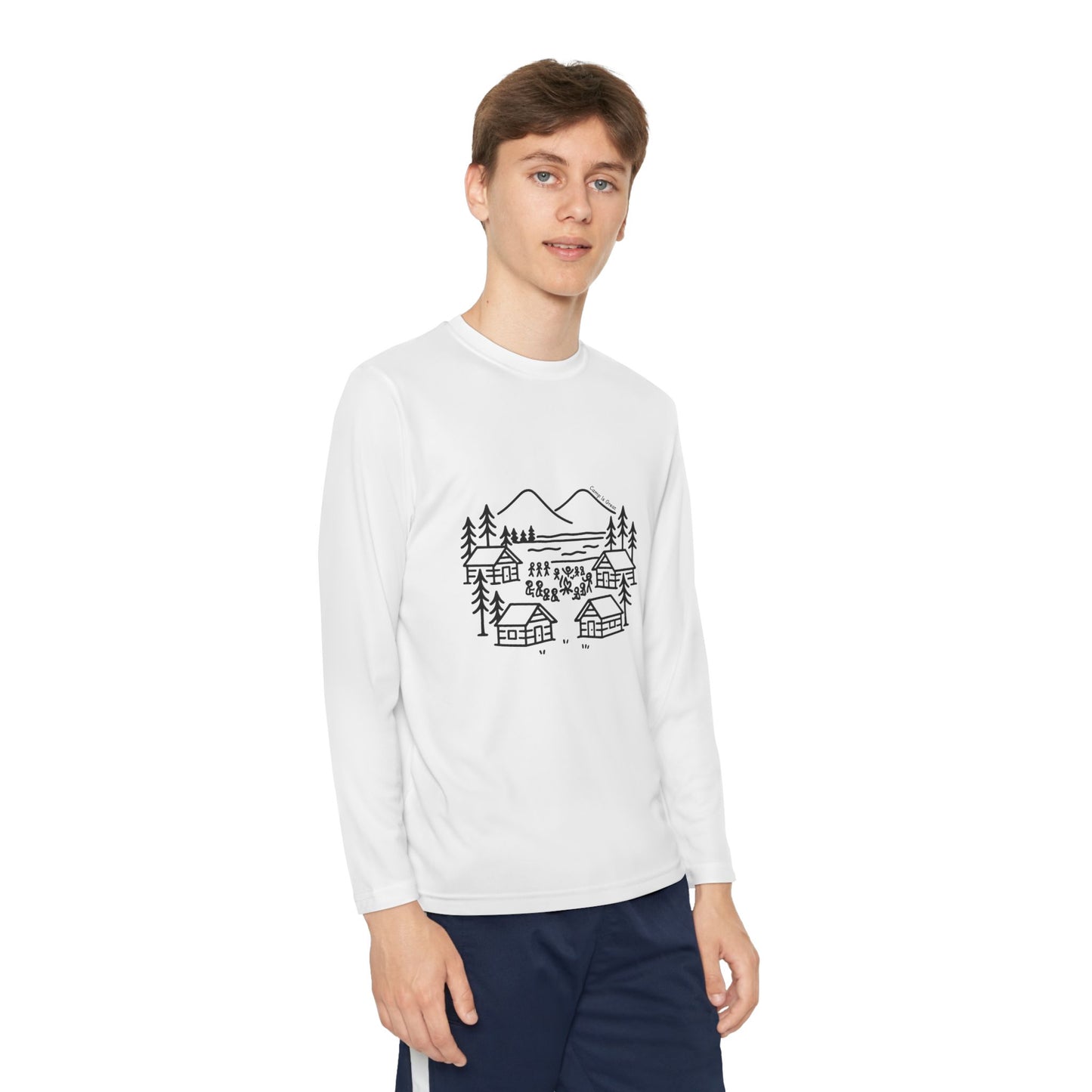 Youth Long Sleeve Competitor Tee Landscape