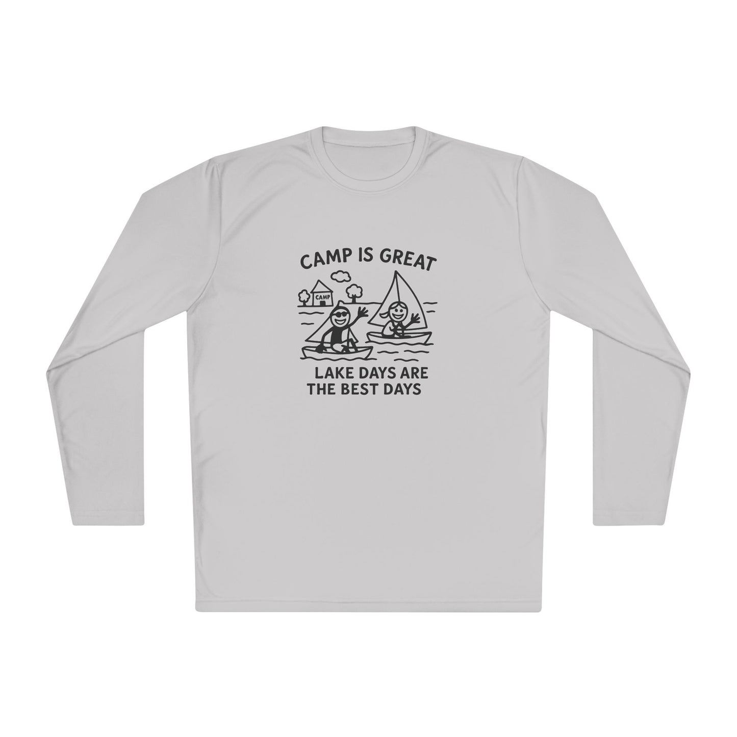 Unisex Lightweight Long Sleeve Tee Lake Days