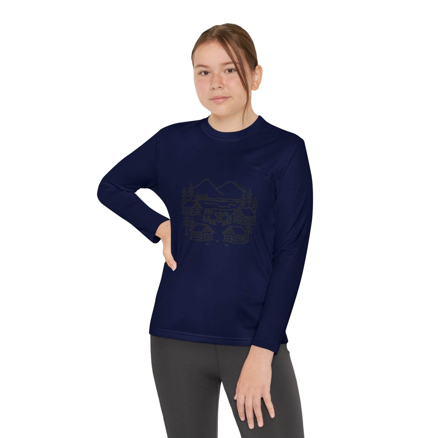 Youth Long Sleeve Competitor Tee Landscape