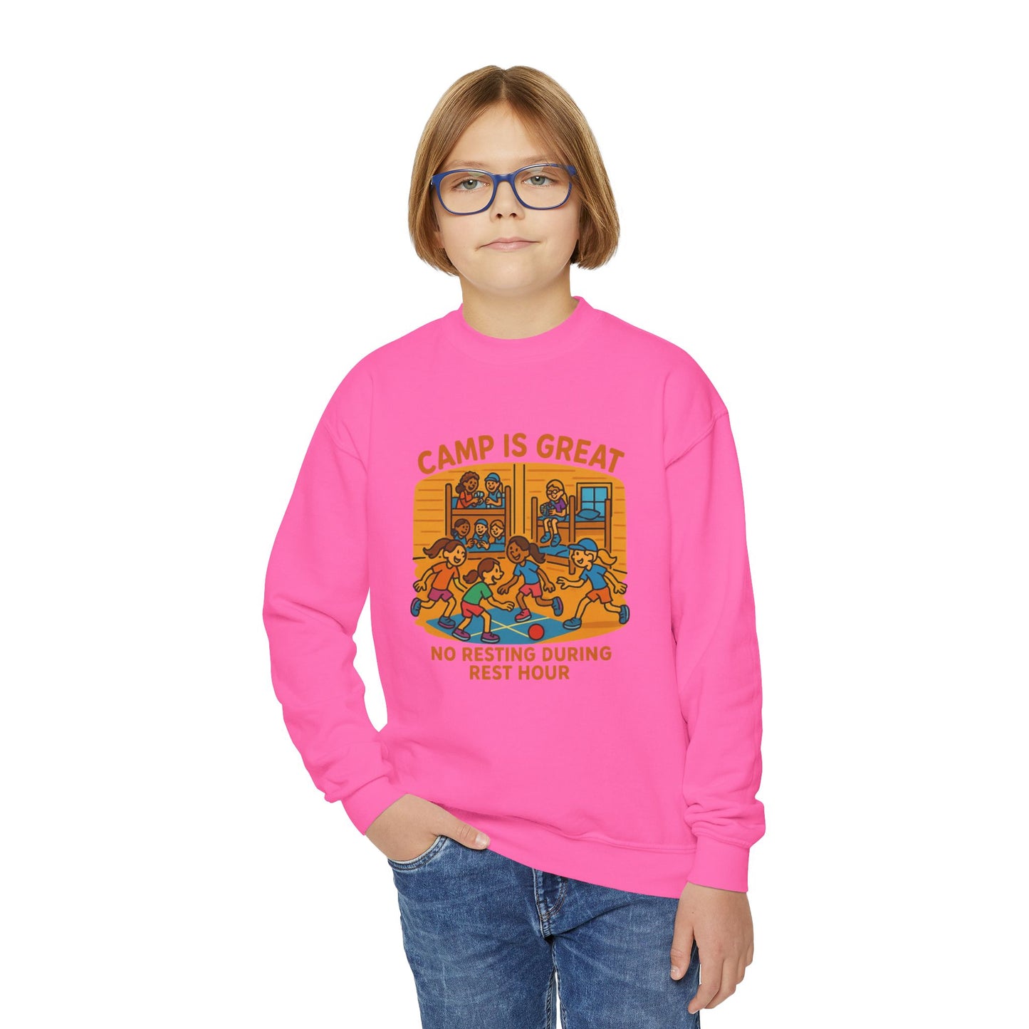 Youth Crewneck Sweatshirt Rest Hour