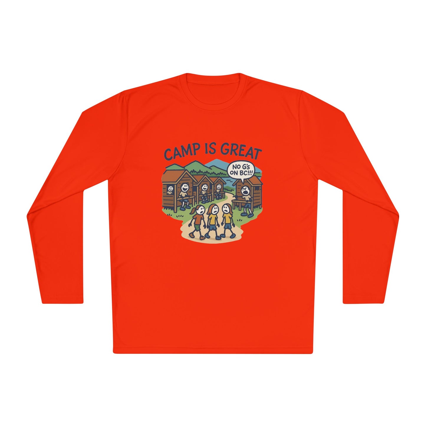 Unisex Lightweight Long Sleeve Tee No G's on BC