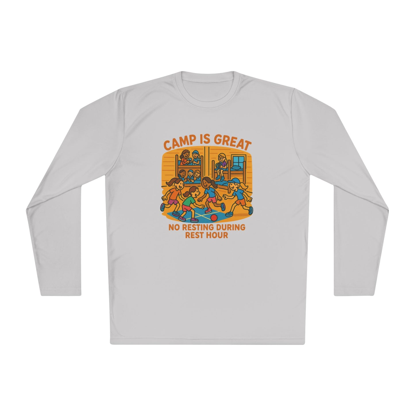Unisex Lightweight Long Sleeve Tee Rest Hour