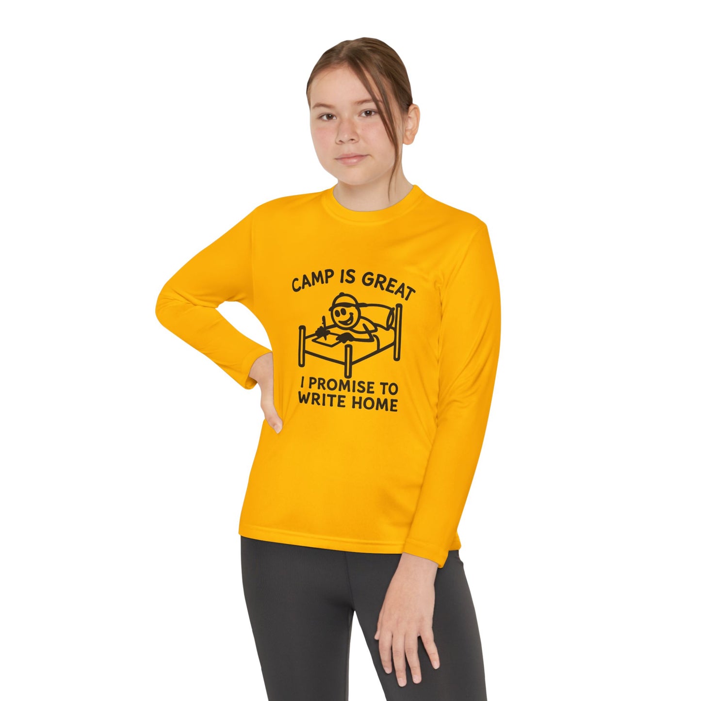 Youth Long Sleeve Competitor Tee Write Home