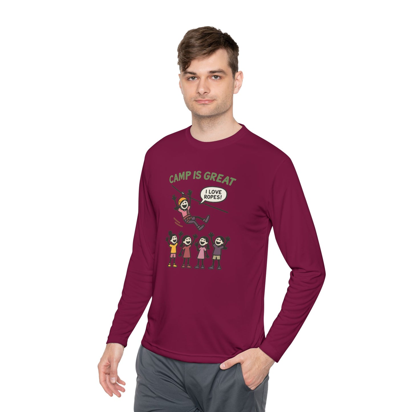 Unisex Lightweight Long Sleeve Tee Ropes