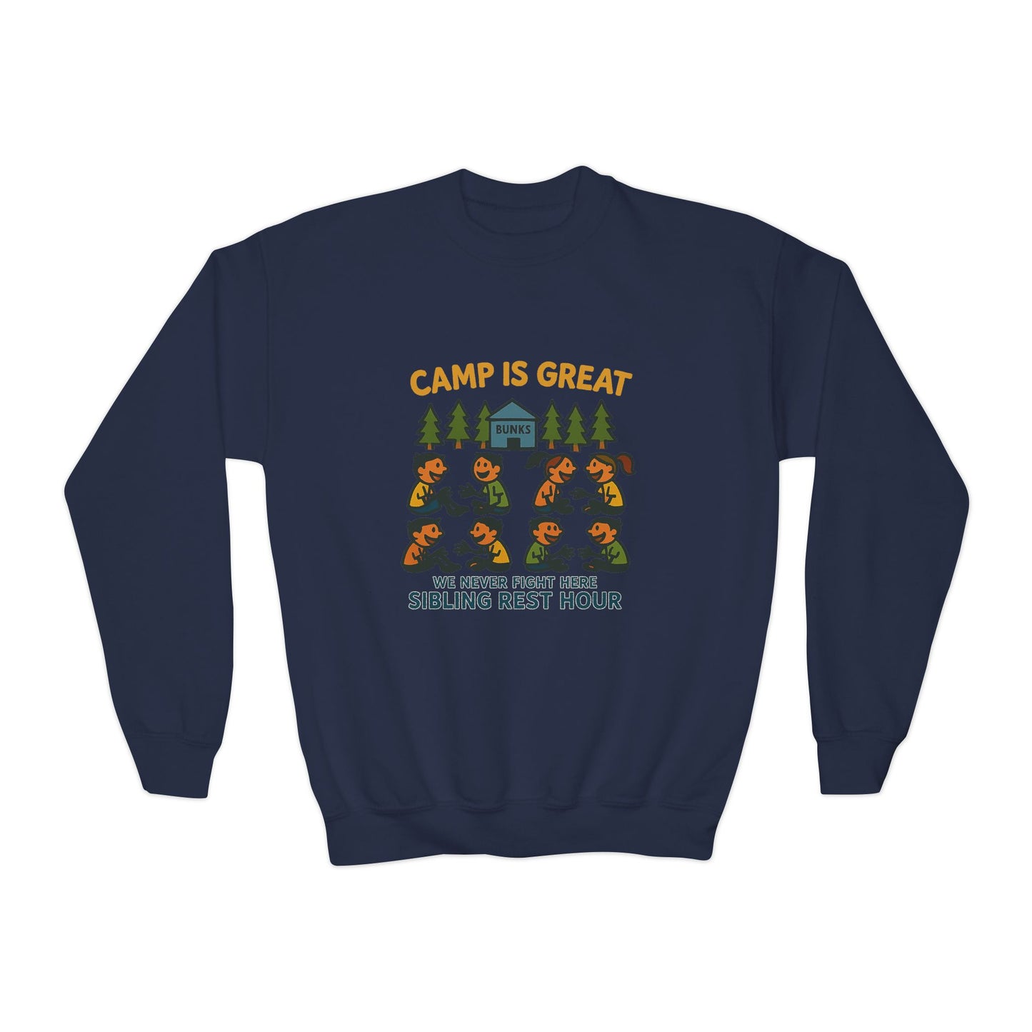 Youth Crewneck Sweatshirt Sibling Rest Hour