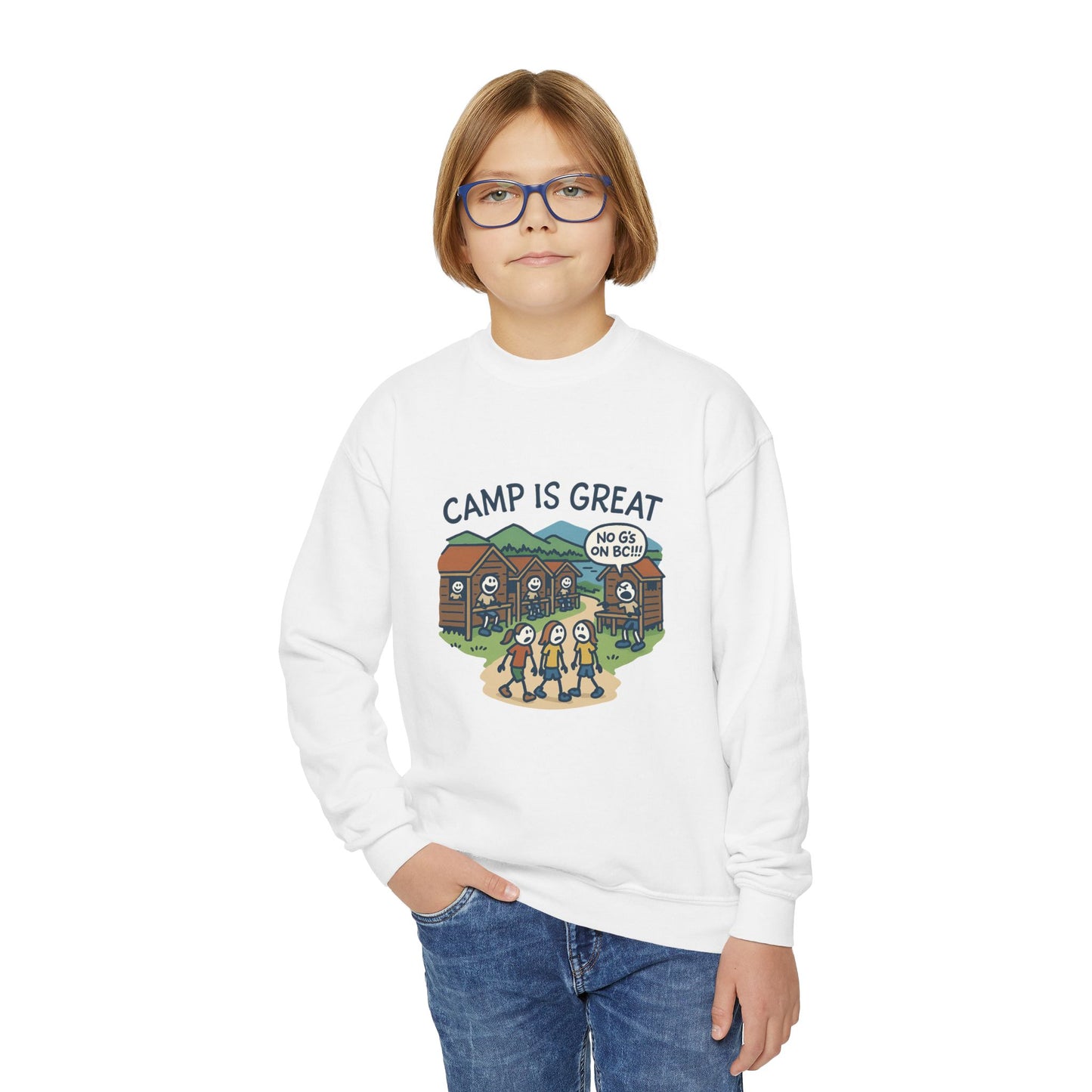 Youth Crewneck Sweatshirt No G's on BC