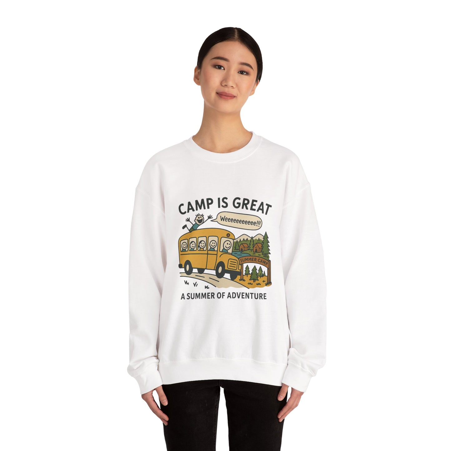 Unisex Heavy Blend™ Crewneck Sweatshirt Bus