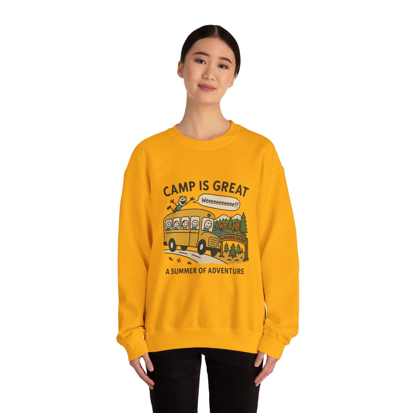Unisex Heavy Blend™ Crewneck Sweatshirt Bus