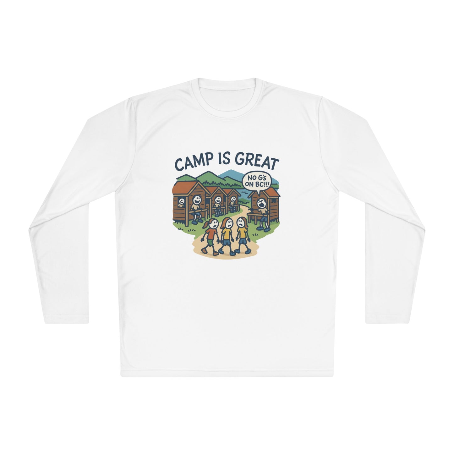 Unisex Lightweight Long Sleeve Tee No G's on BC