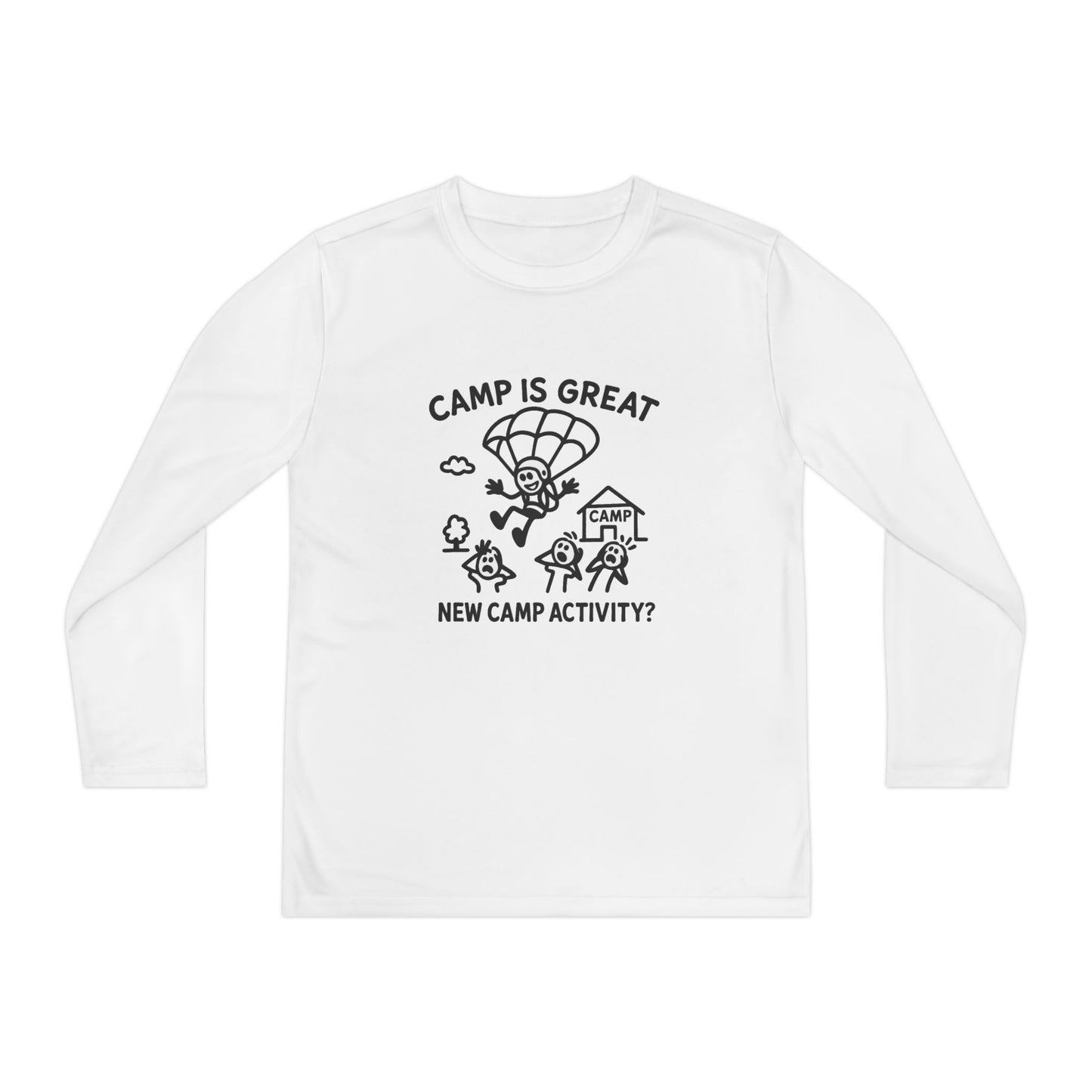 Youth Long Sleeve Competitor Tee Skydiving
