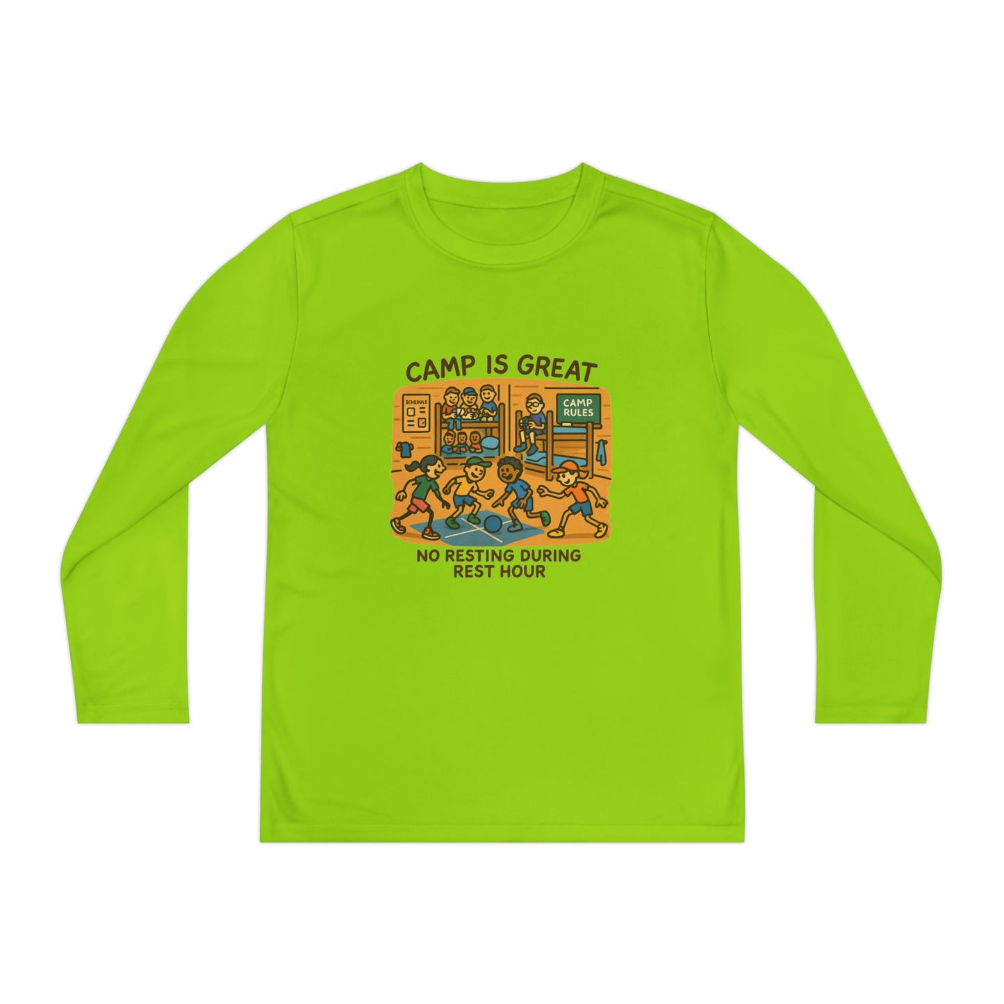Youth Long Sleeve Competitor Tee Rest Hour