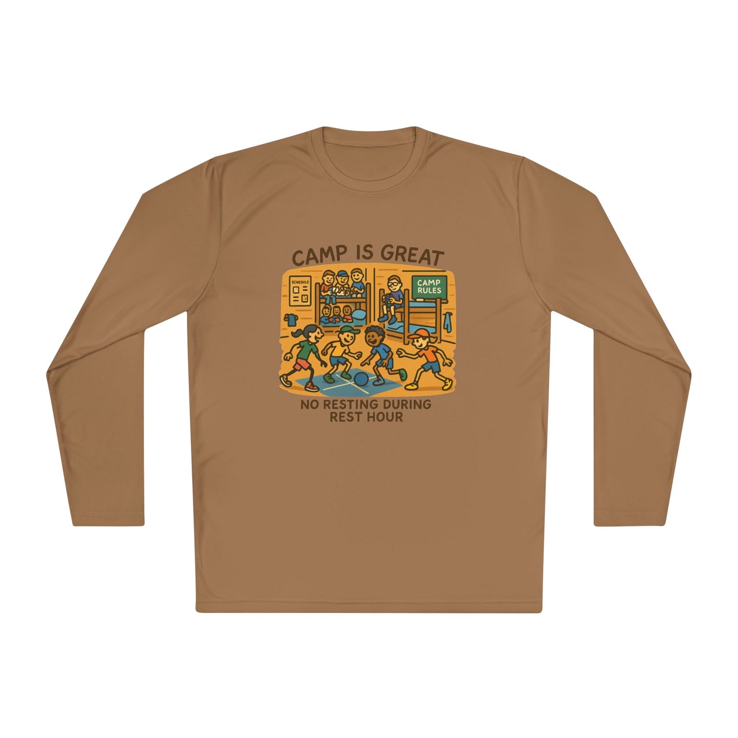 Unisex Lightweight Long Sleeve Tee Rest Hour