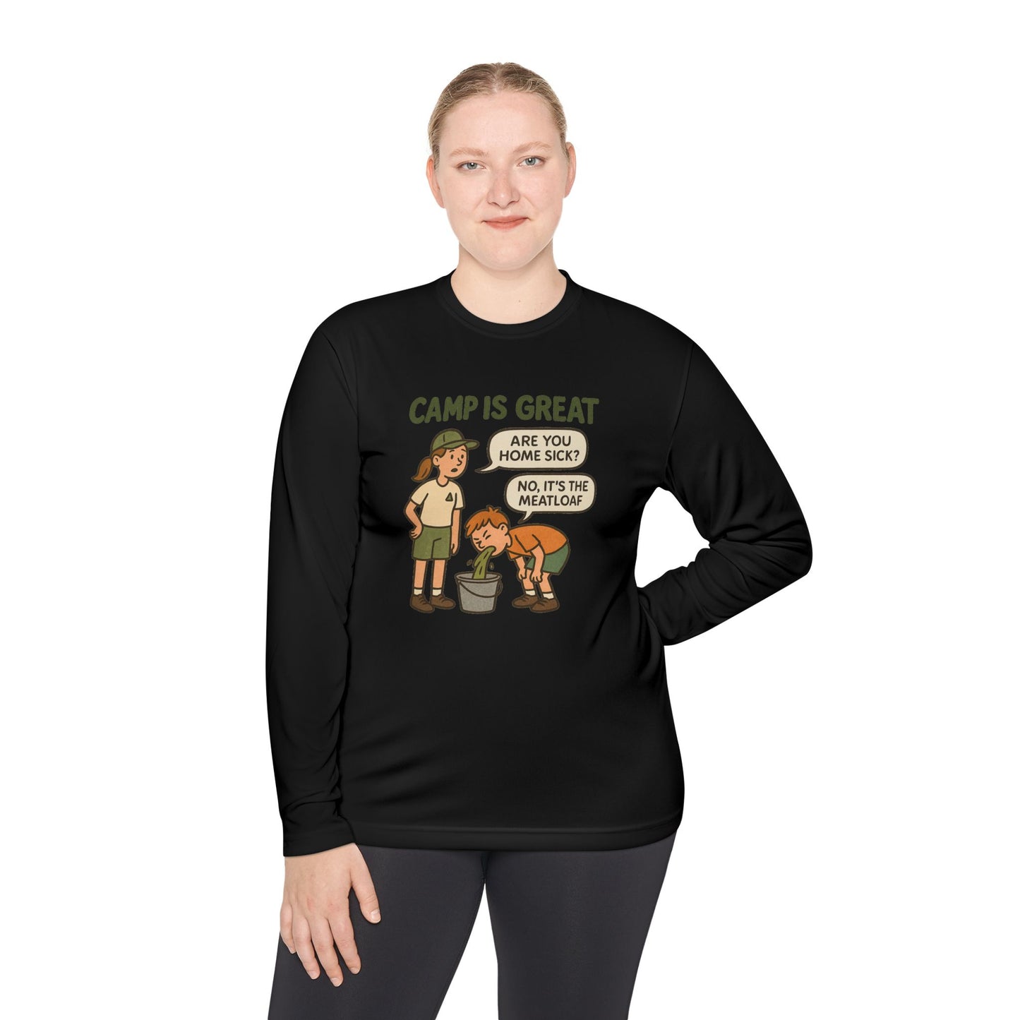 Unisex Lightweight Long Sleeve Tee Meatloaf