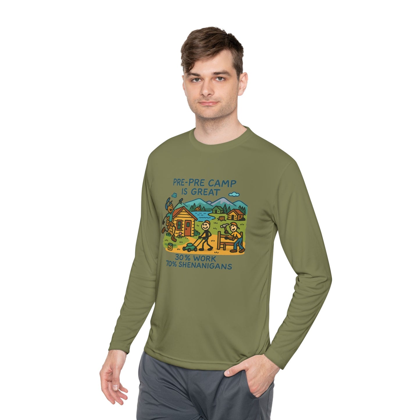 Unisex Lightweight Long Sleeve Tee Pre-Pre-Camp
