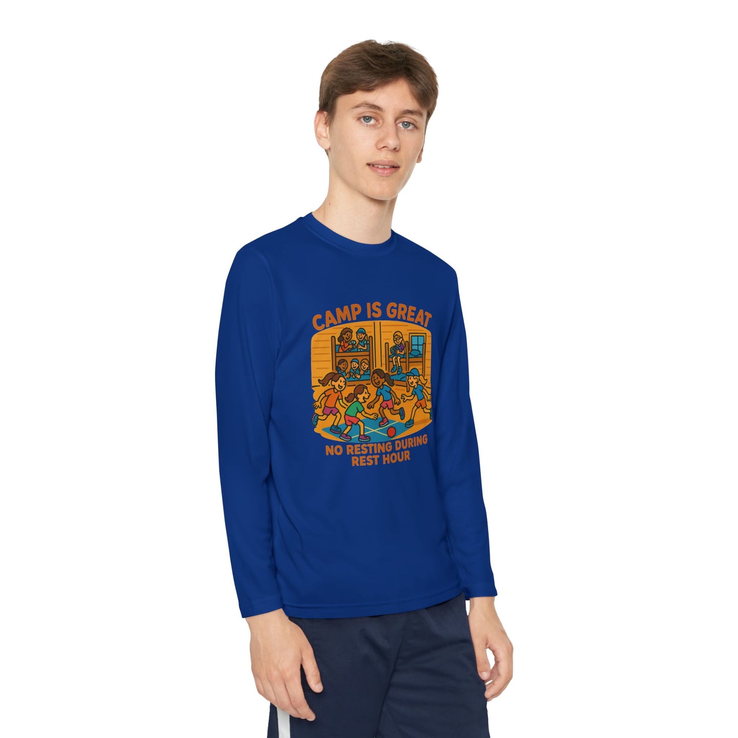 Youth Long Sleeve Competitor Tee Rest Hour