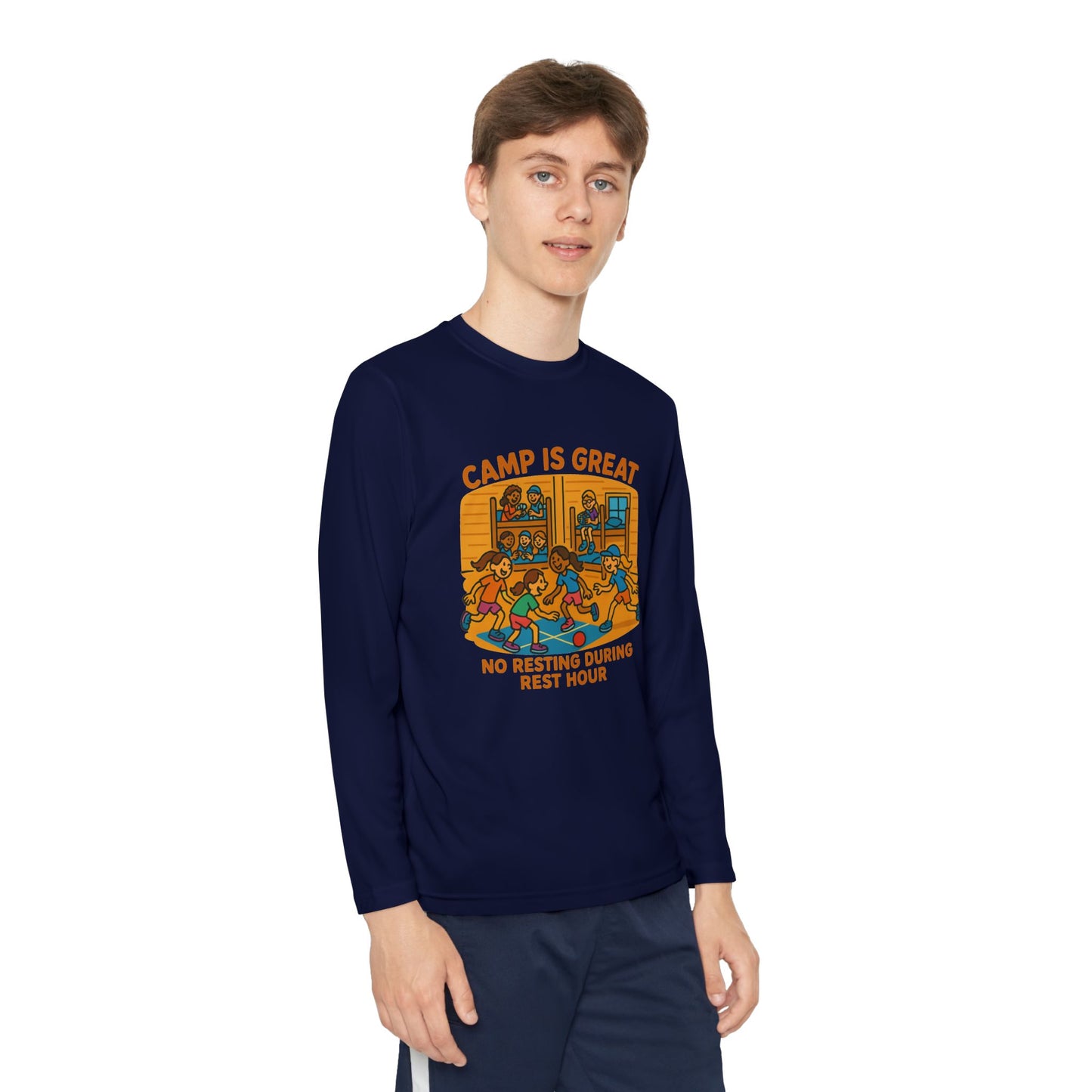 Youth Long Sleeve Competitor Tee Rest Hour