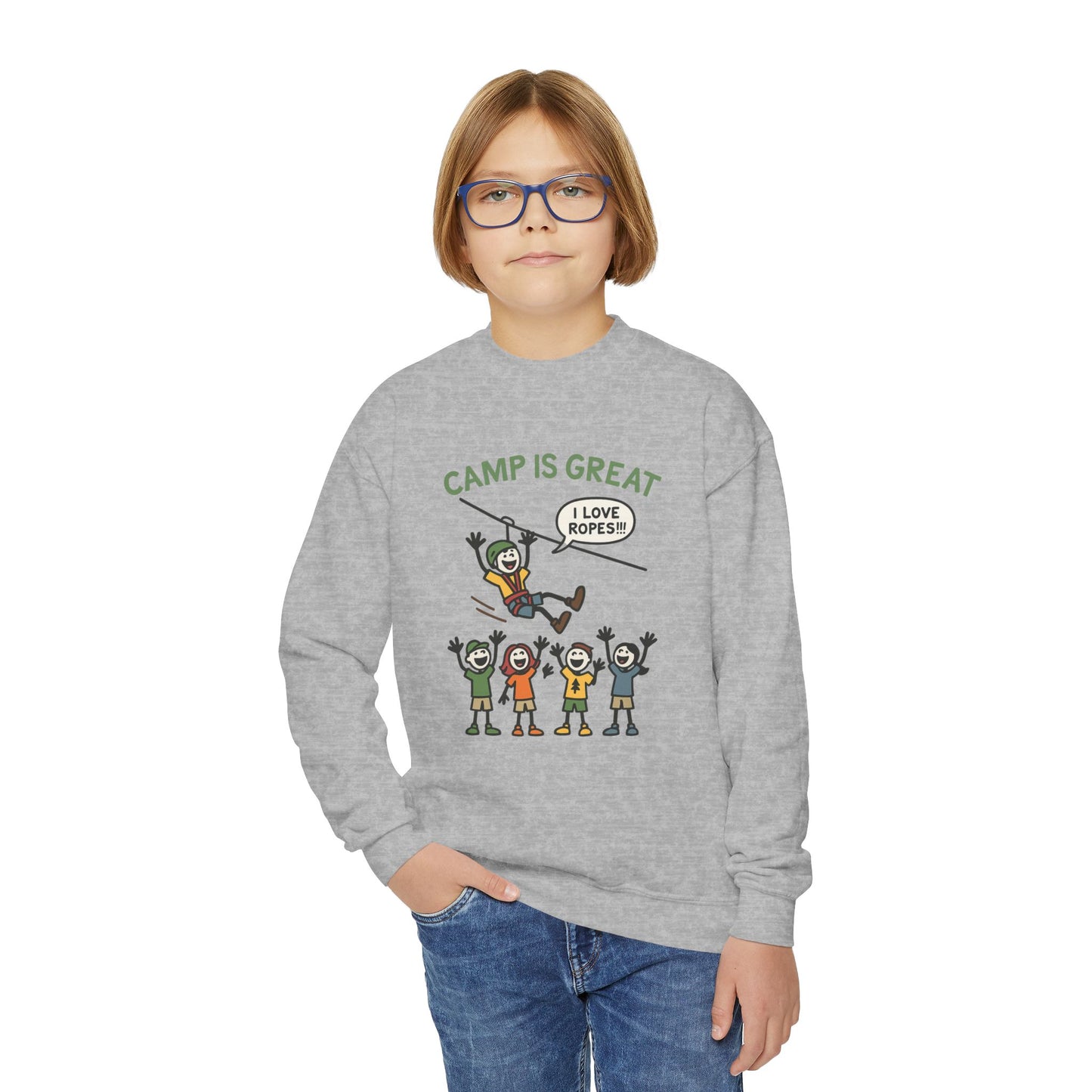 Youth Crewneck Sweatshirt Ropes
