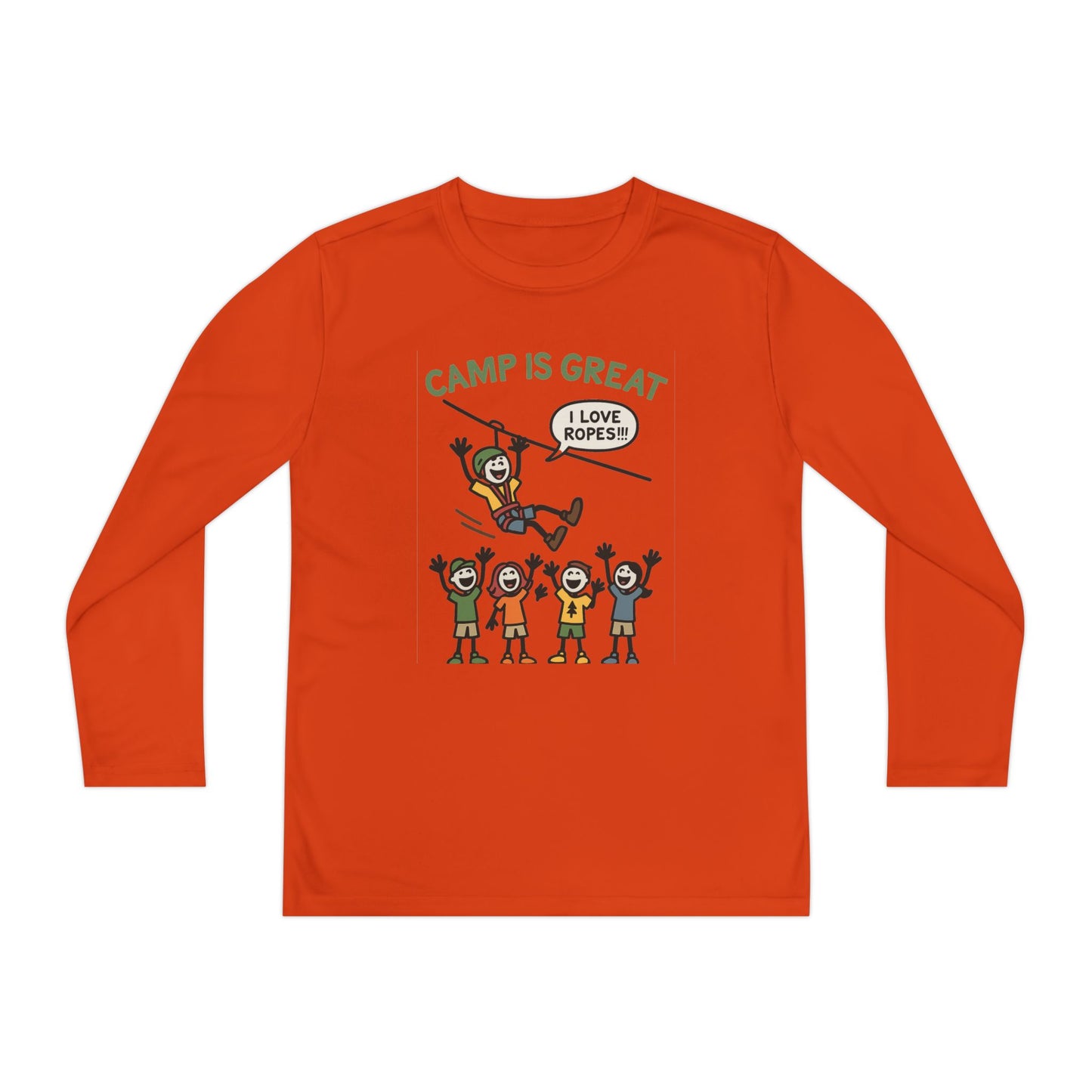 Youth Long Sleeve Competitor Tee Ropes