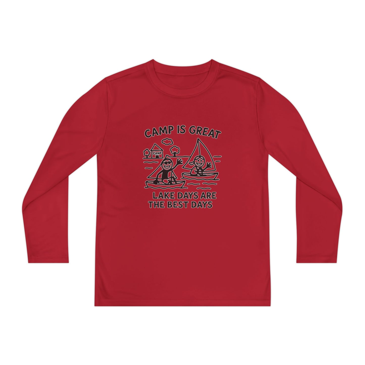 Youth Long Sleeve Competitor Tee Lake Days