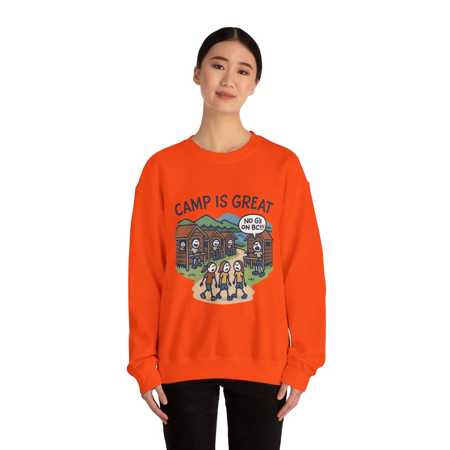 Unisex Heavy Blend™ Crewneck Sweatshirt No G's on BC
