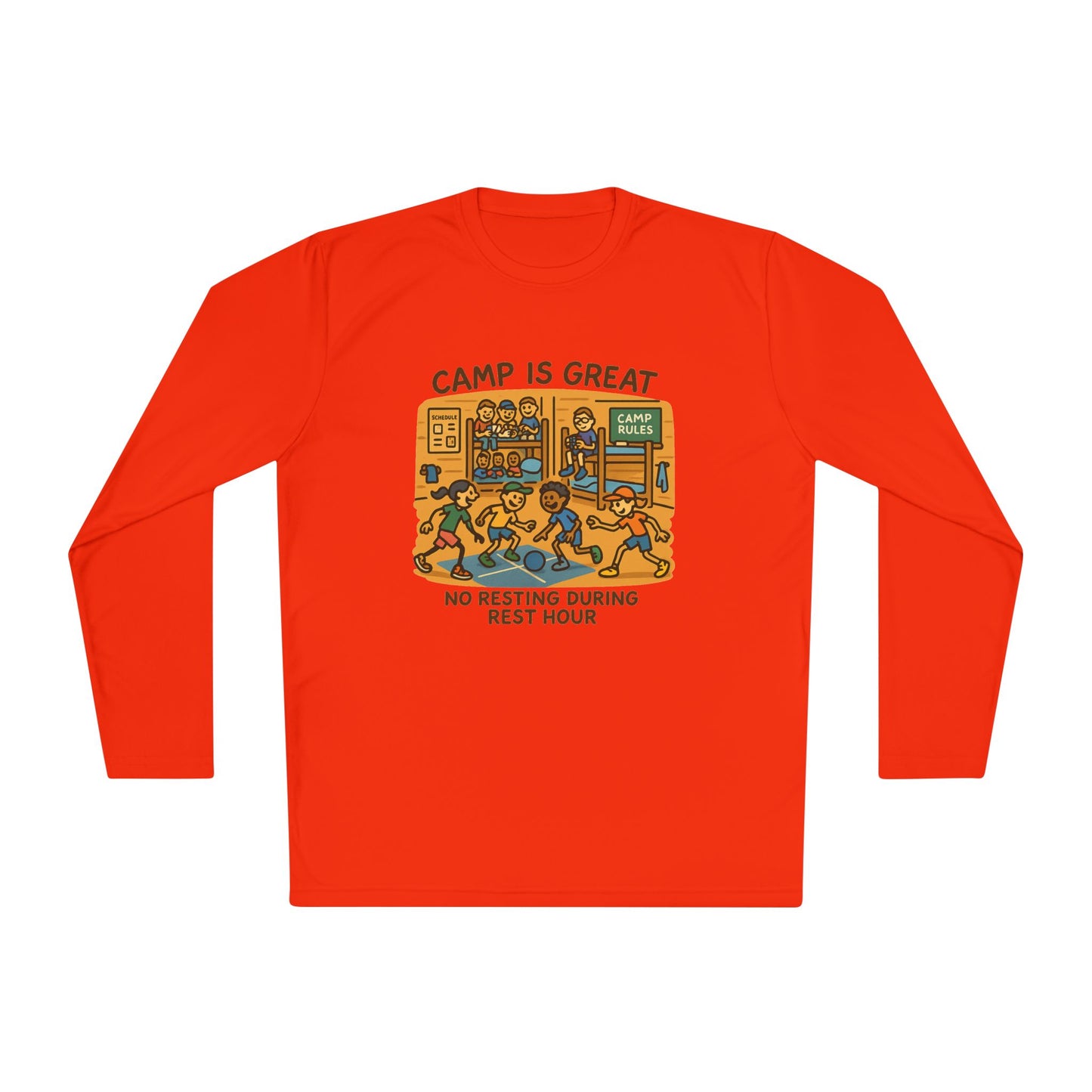 Unisex Lightweight Long Sleeve Tee Rest Hour