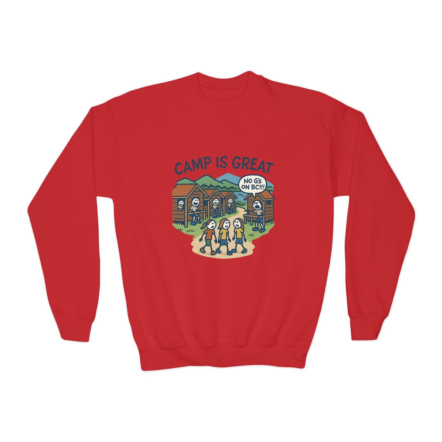 Youth Crewneck Sweatshirt No G's on BC