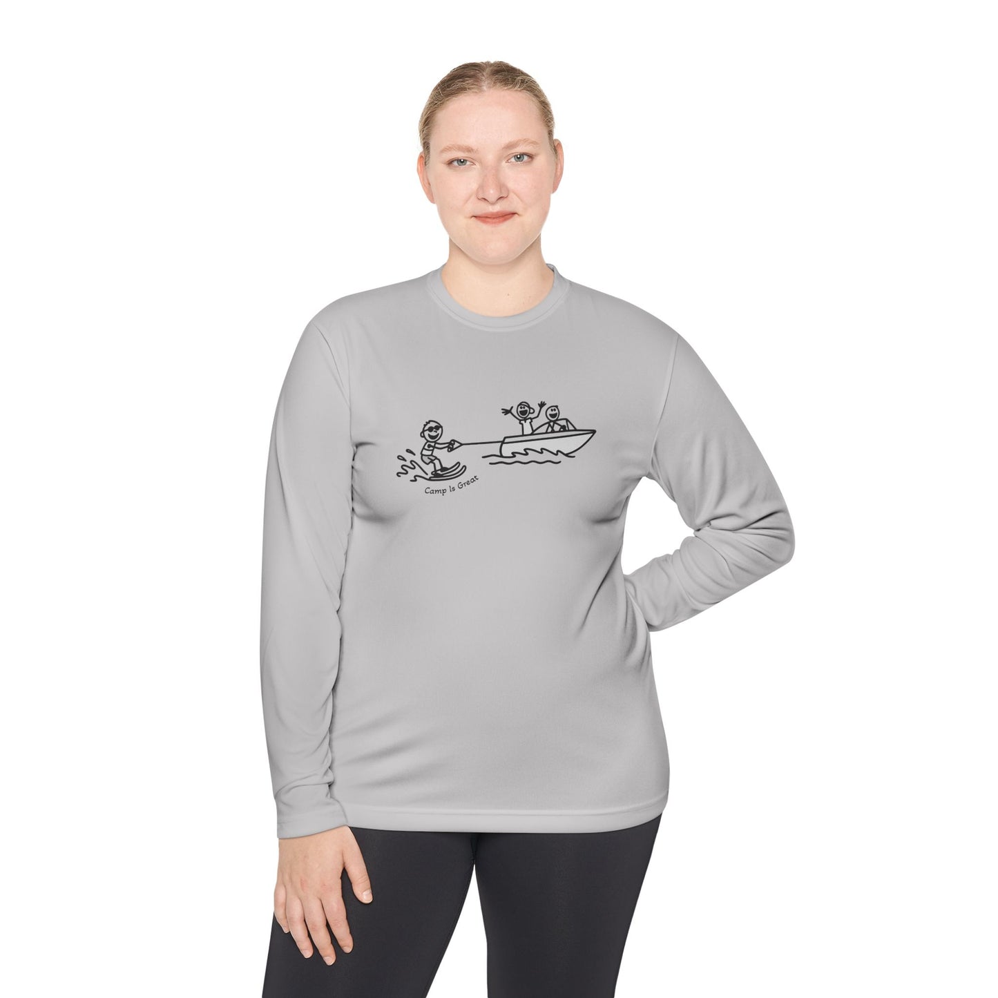 Unisex Lightweight Long Sleeve Tee Waterski