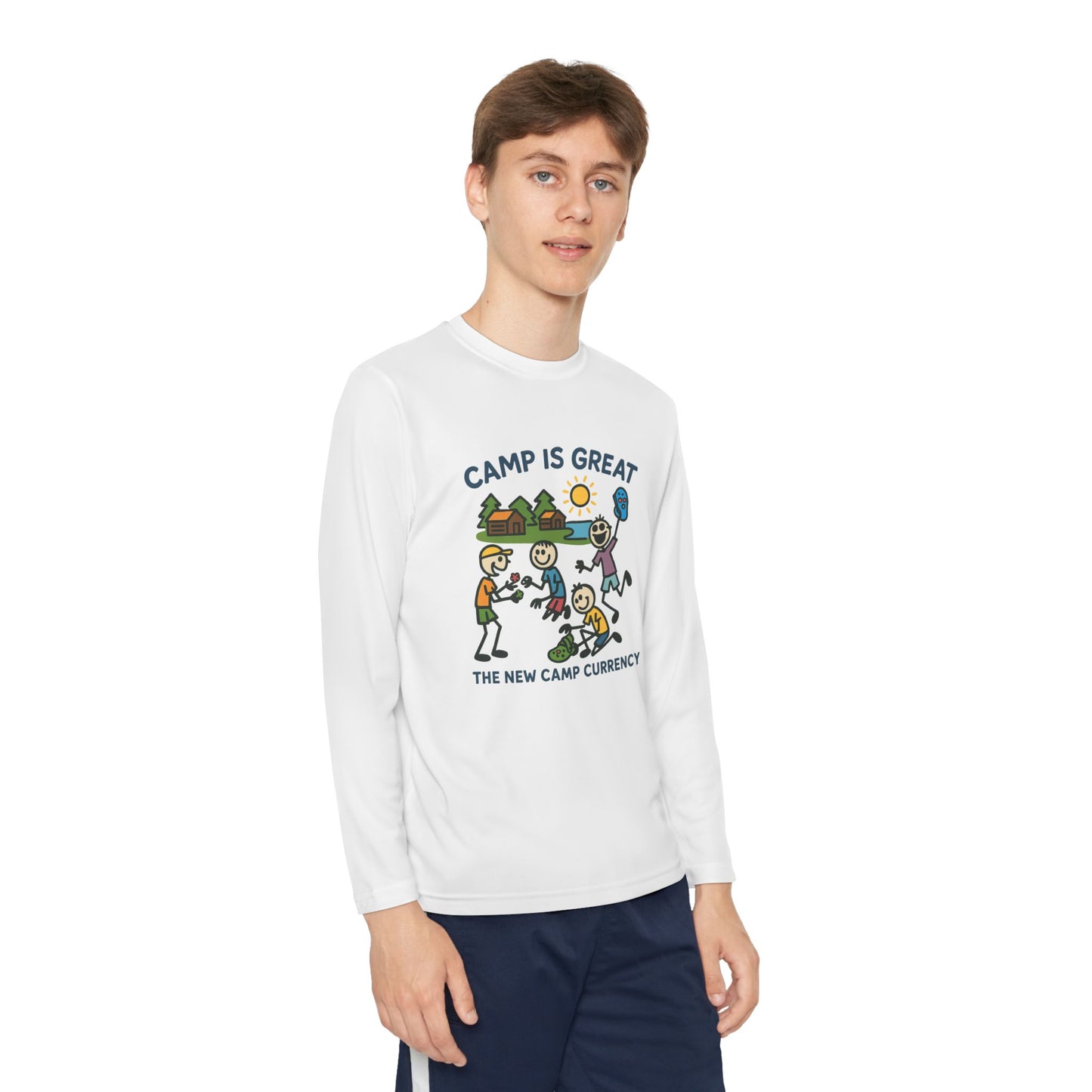 Youth Long Sleeve Competitor Tee Shoe Charms
