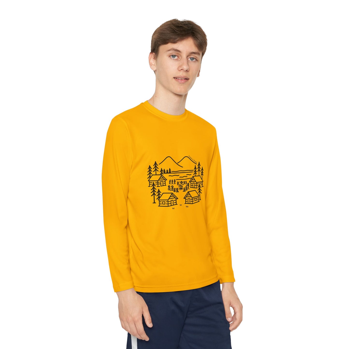 Youth Long Sleeve Competitor Tee Landscape