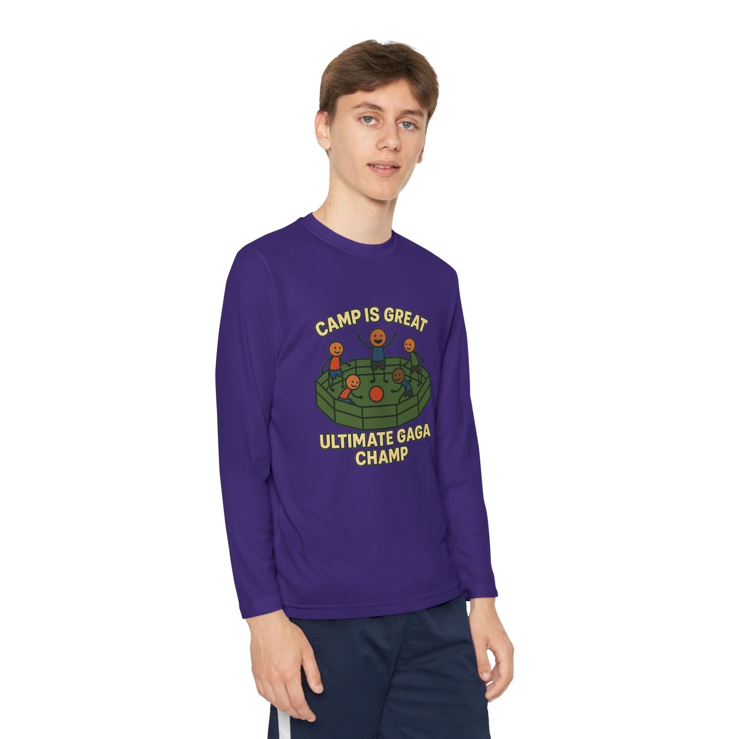 Youth Long Sleeve Competitor Tee GA Champ