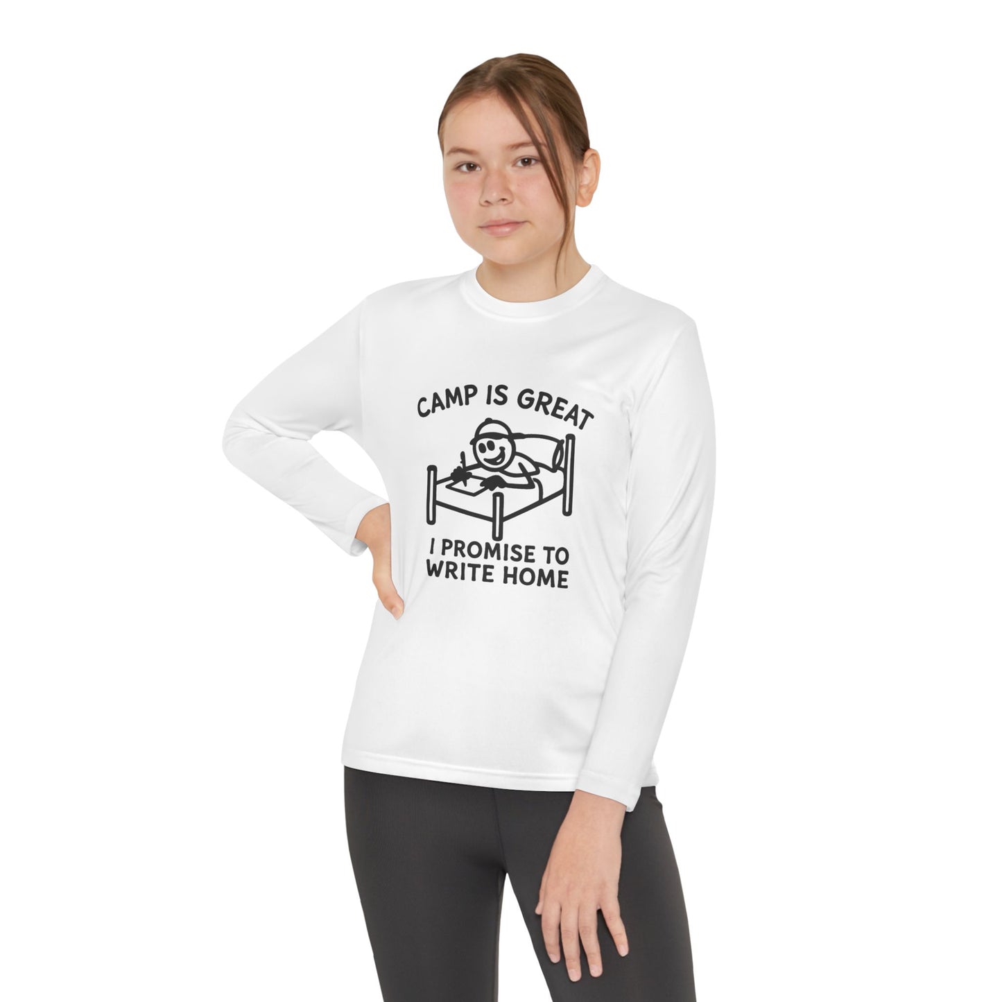 Youth Long Sleeve Competitor Tee Write Home