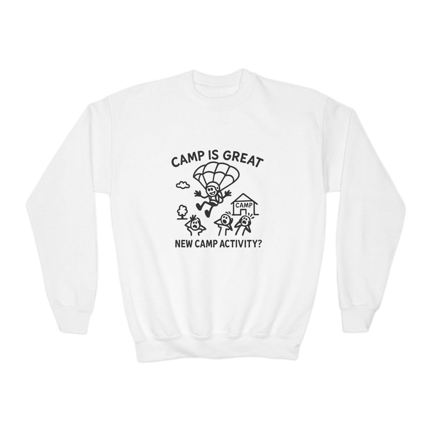 Youth Crewneck Sweatshirt Skydiving