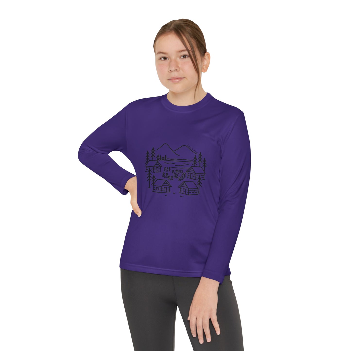 Youth Long Sleeve Competitor Tee Landscape