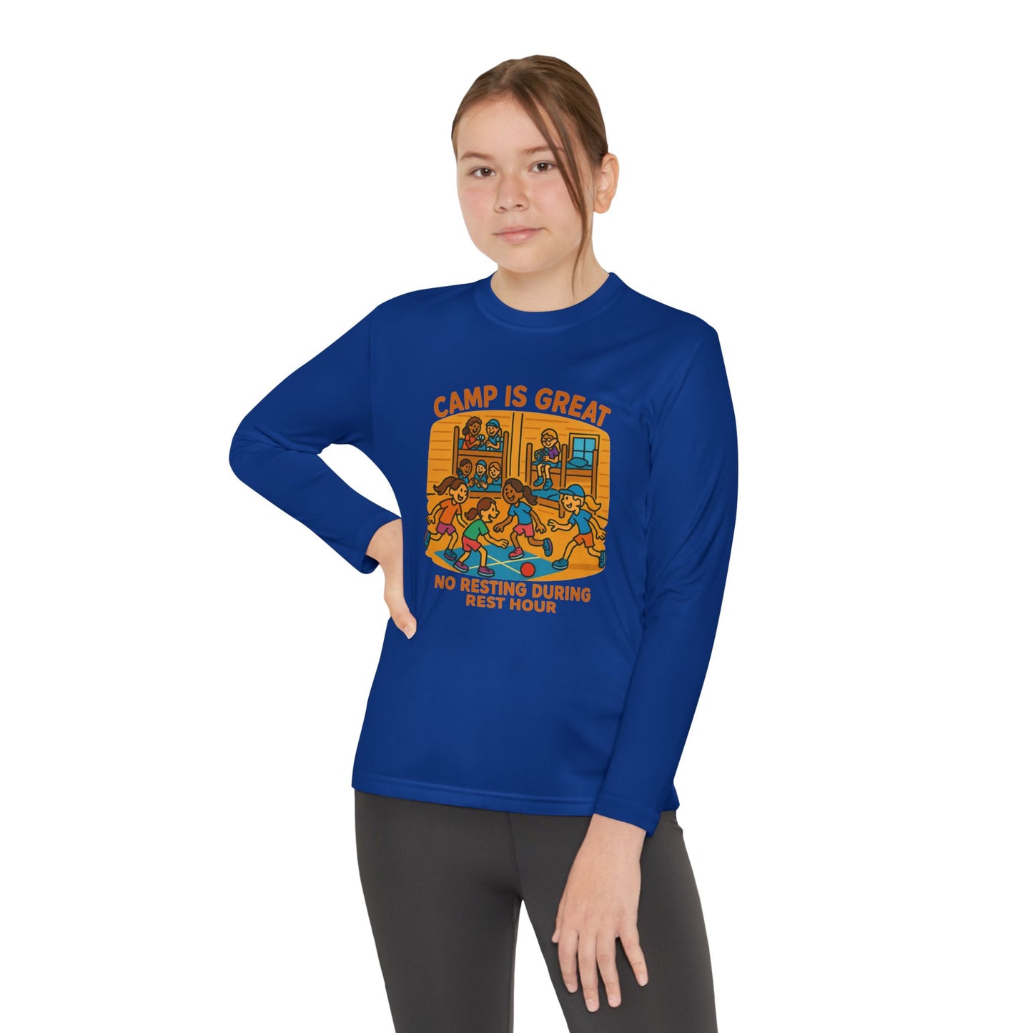 Youth Long Sleeve Competitor Tee Rest Hour