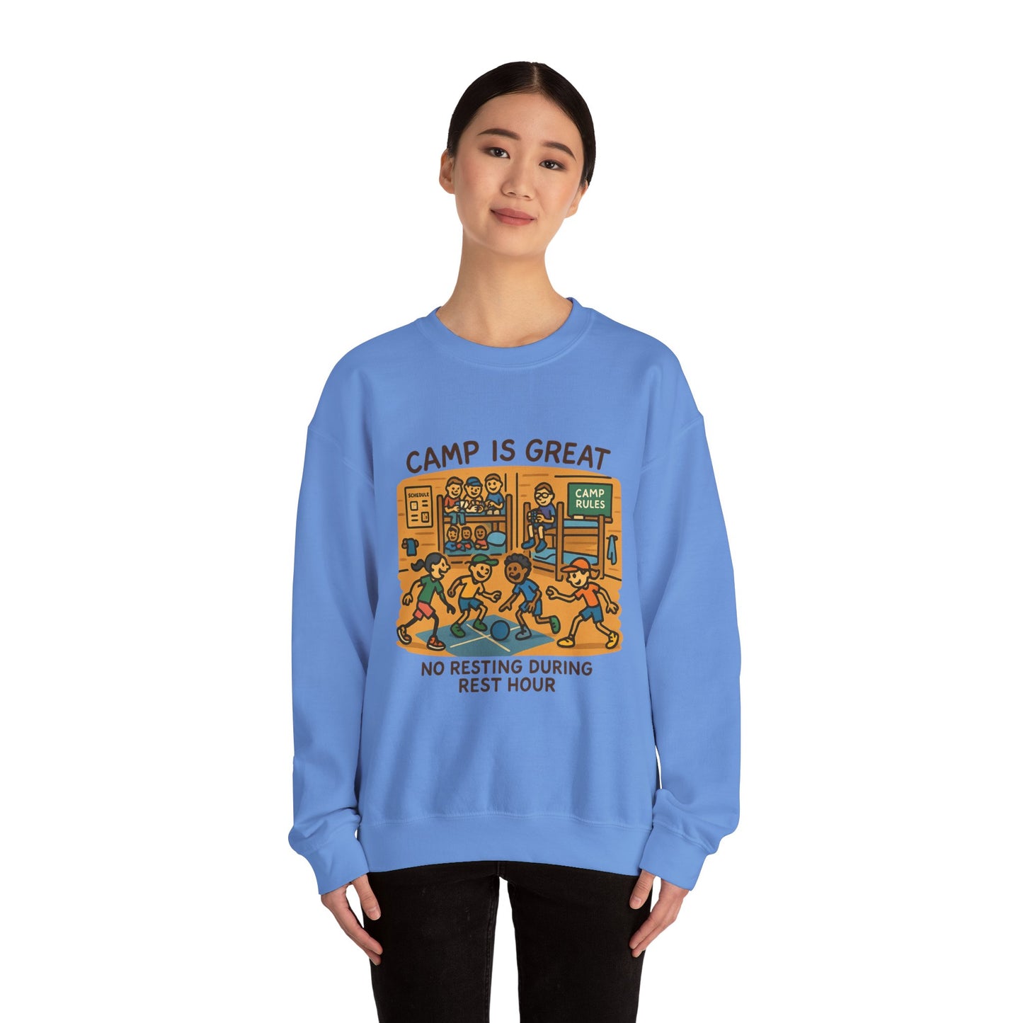 Unisex Heavy Blend™ Crewneck Sweatshirt Rest Hour
