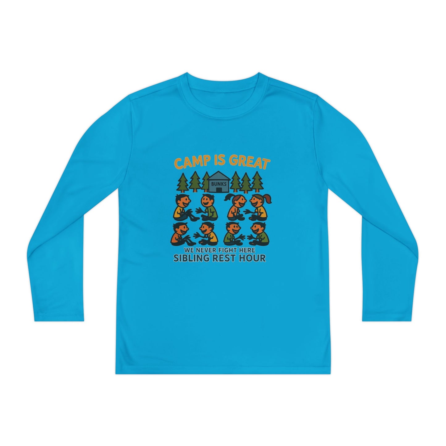 Youth Long Sleeve Competitor Tee Sibling Rest Hour